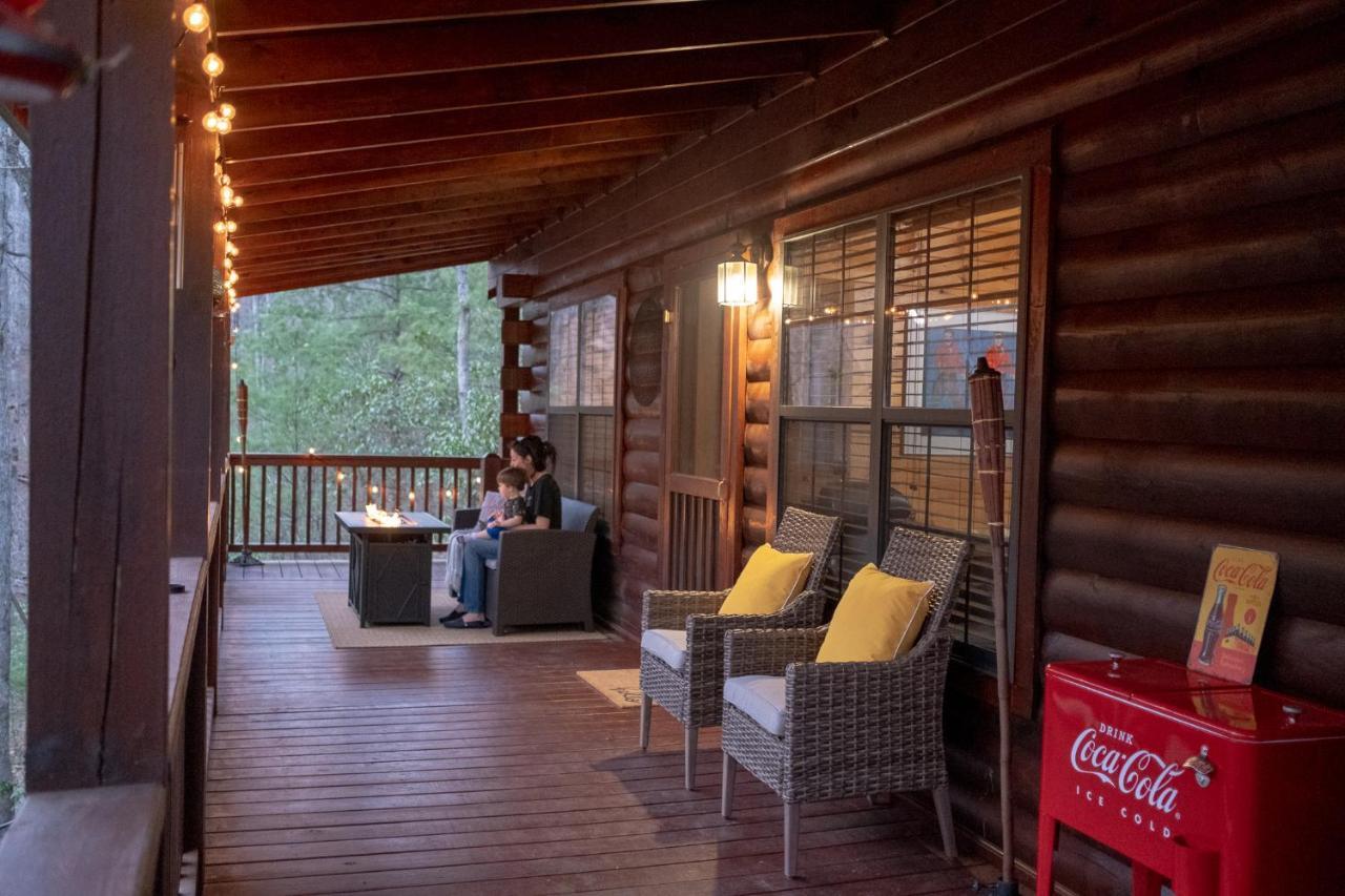 فيلا Three Dog Night - Pet-Friendly Cabin With Hot Tub بلو ريدج المظهر الخارجي الصورة
