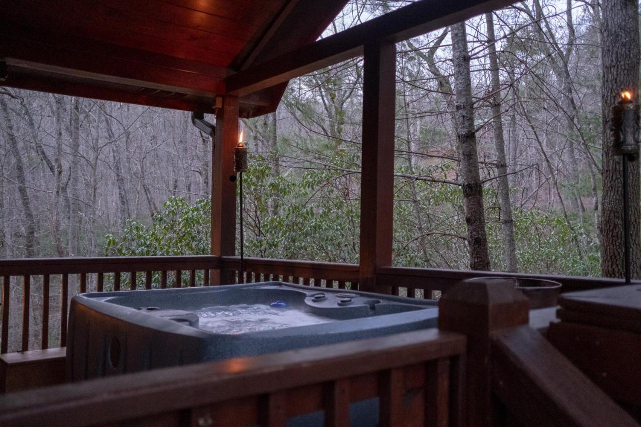 فيلا Three Dog Night - Pet-Friendly Cabin With Hot Tub بلو ريدج المظهر الخارجي الصورة