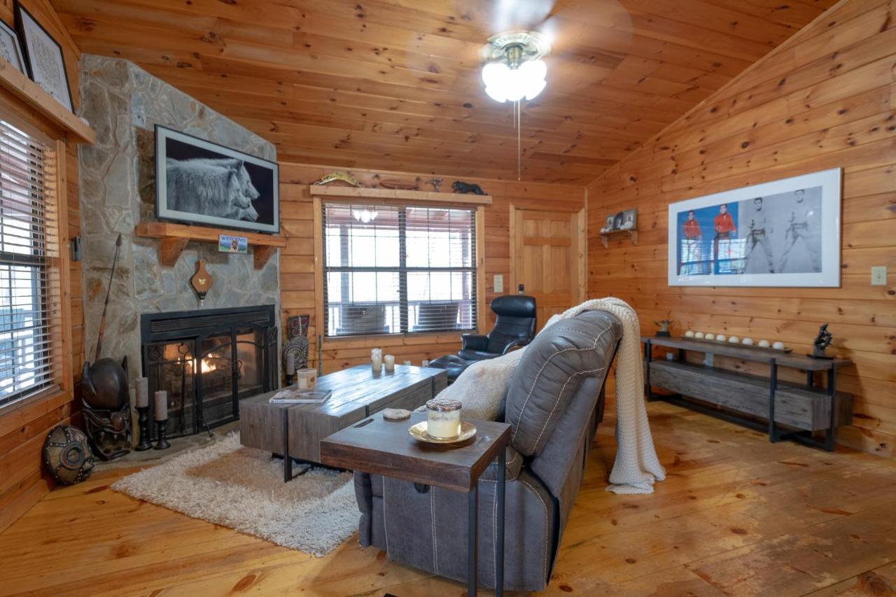 فيلا Three Dog Night - Pet-Friendly Cabin With Hot Tub بلو ريدج المظهر الخارجي الصورة
