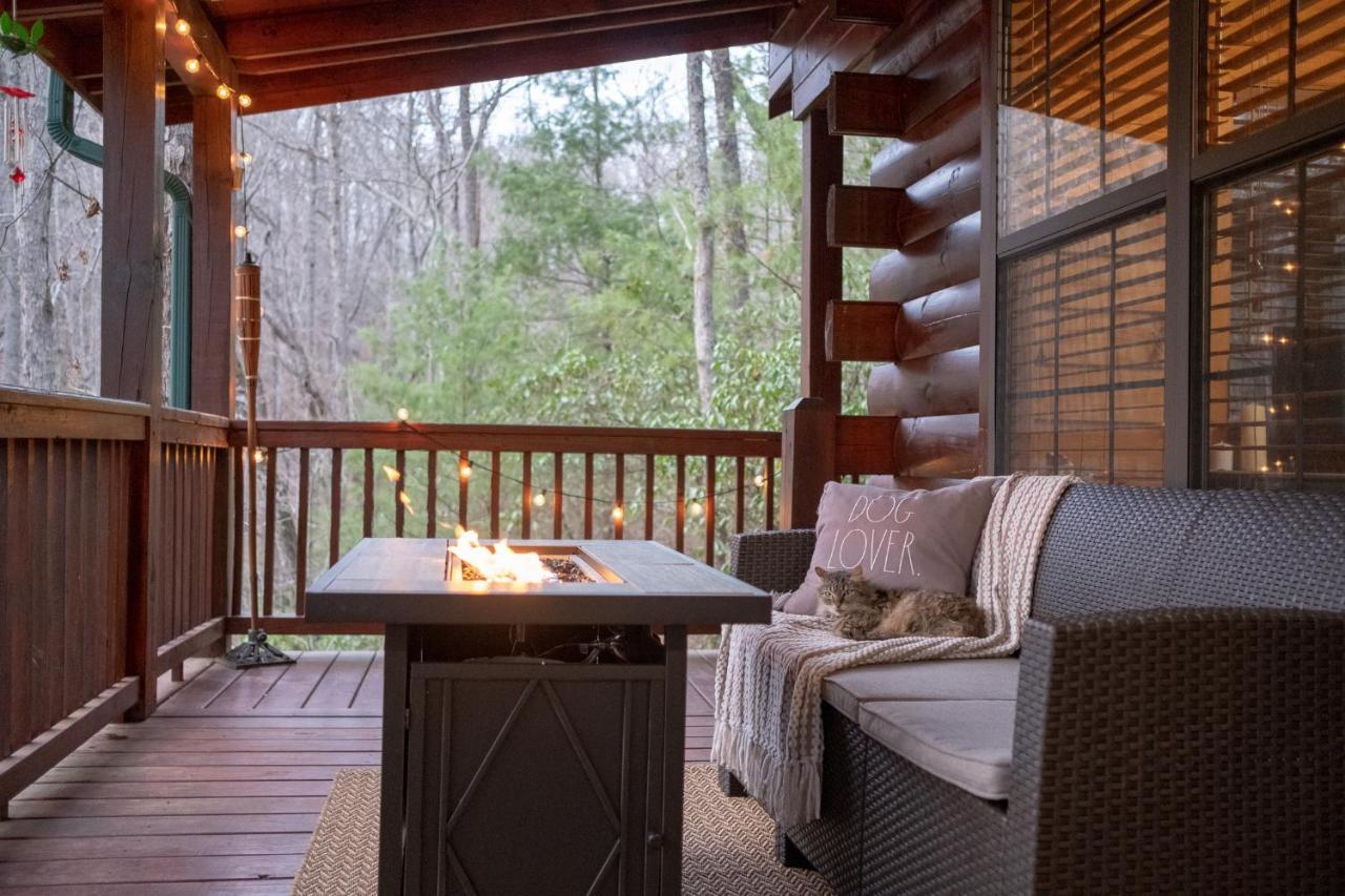 فيلا Three Dog Night - Pet-Friendly Cabin With Hot Tub بلو ريدج المظهر الخارجي الصورة