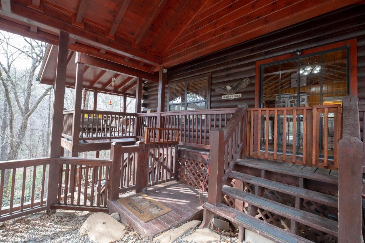 فيلا Three Dog Night - Pet-Friendly Cabin With Hot Tub بلو ريدج المظهر الخارجي الصورة