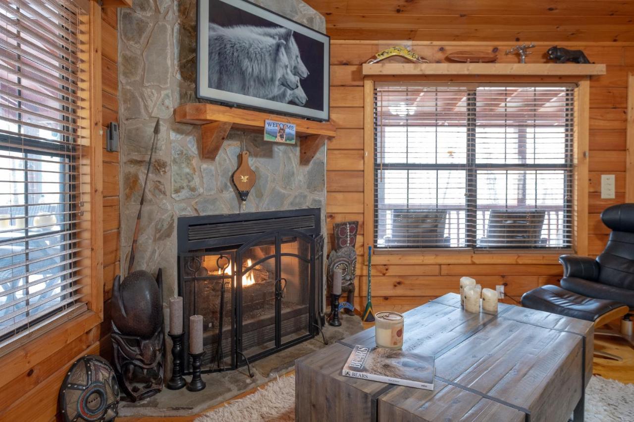 فيلا Three Dog Night - Pet-Friendly Cabin With Hot Tub بلو ريدج المظهر الخارجي الصورة