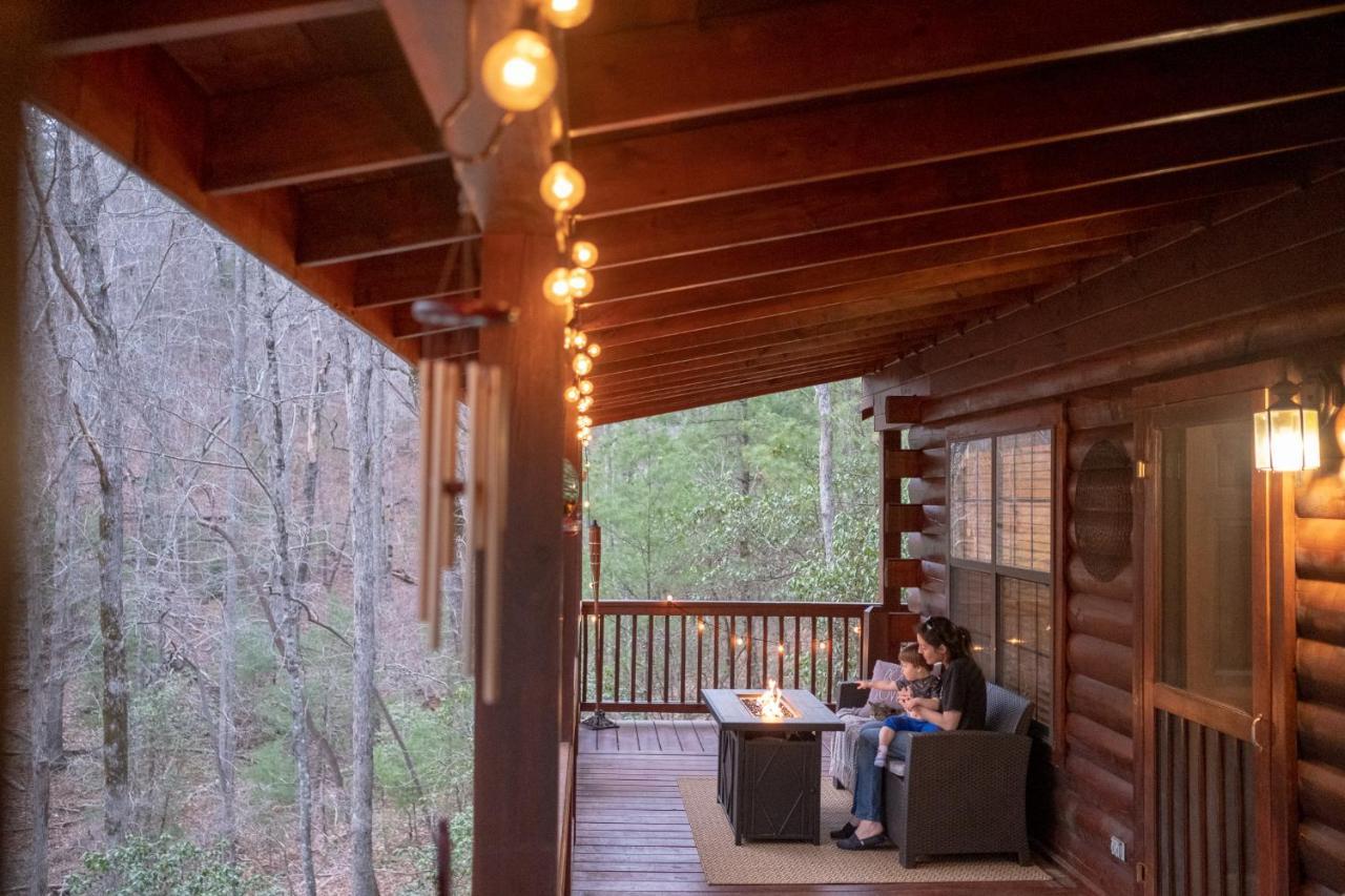 فيلا Three Dog Night - Pet-Friendly Cabin With Hot Tub بلو ريدج المظهر الخارجي الصورة
