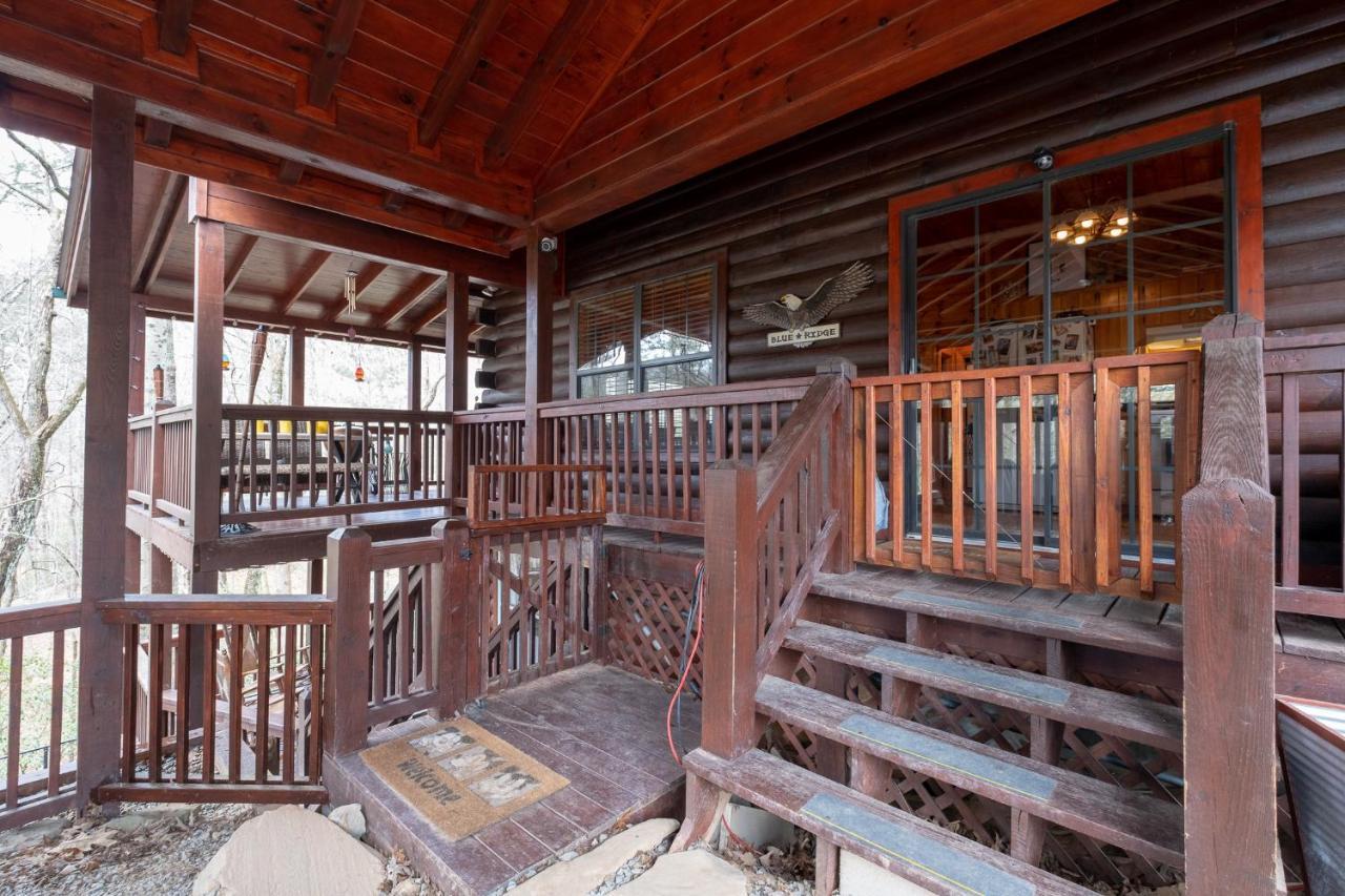 فيلا Three Dog Night - Pet-Friendly Cabin With Hot Tub بلو ريدج المظهر الخارجي الصورة