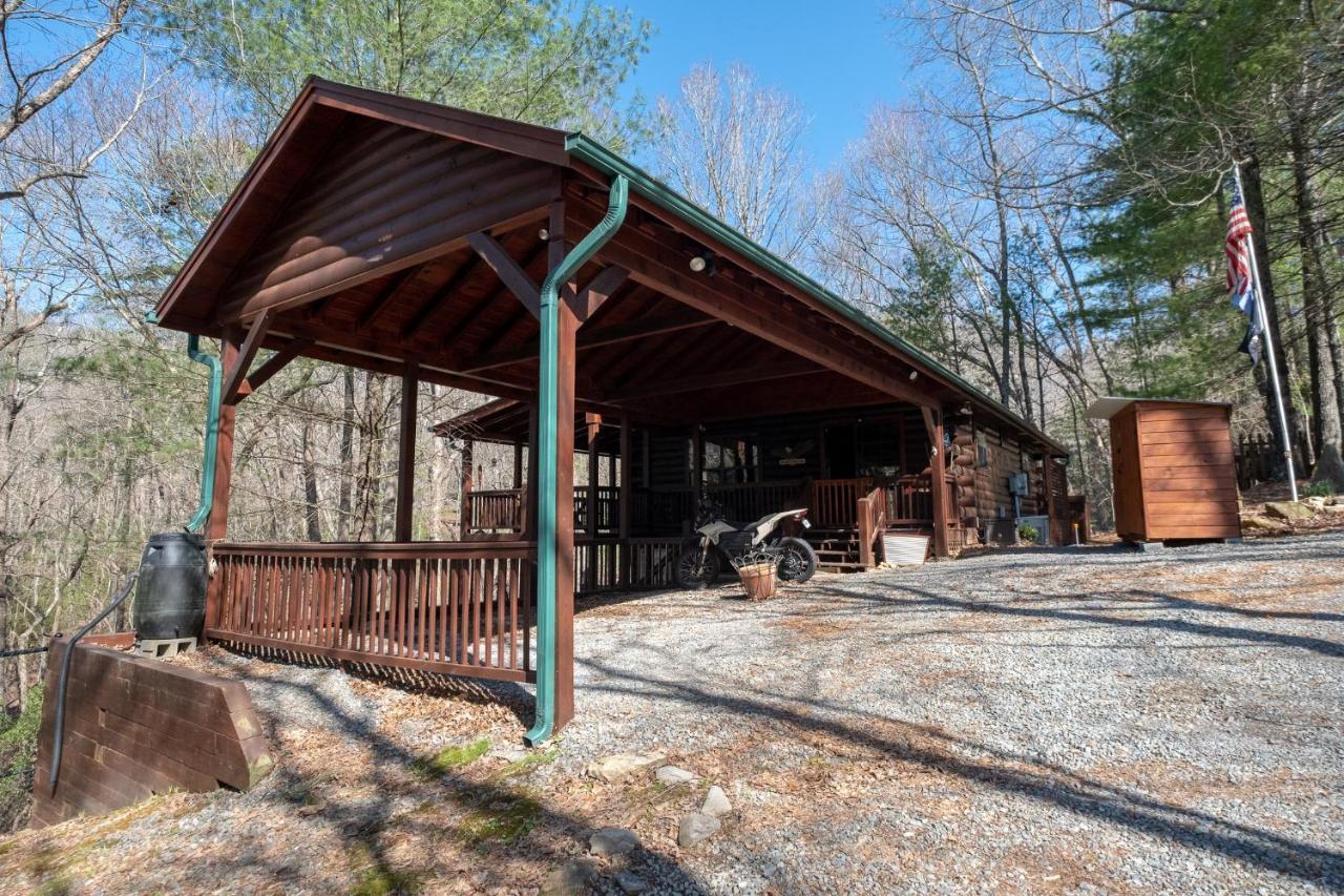 فيلا Three Dog Night - Pet-Friendly Cabin With Hot Tub بلو ريدج المظهر الخارجي الصورة